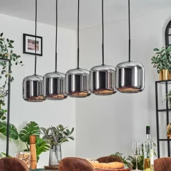 Lauden Suspension Noir, 5 lumières