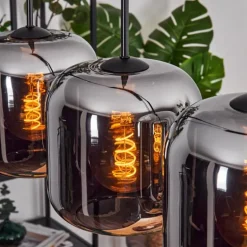 Lauden Suspension Noir, 5 lumières