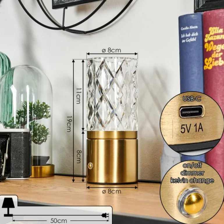 Lauter Lampe à poser LED Laiton, 1 lumière