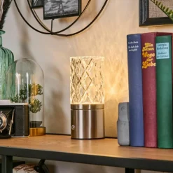 Lauter Lampe à poser LED Nickel mat, 1 lumière