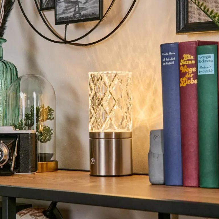 Lauter Lampe à poser LED Nickel mat, 1 lumière
