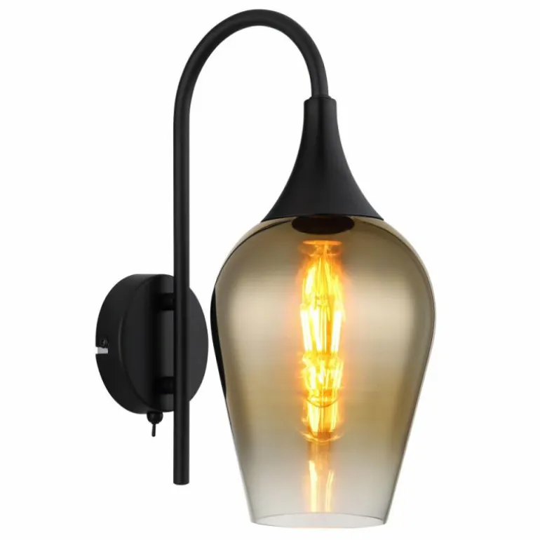 Lavus Applique murale Luminaires Globo Lighting Noir, 1 lumière