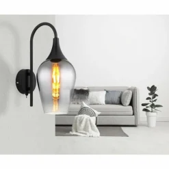 Lavus Applique murale Luminaires Globo Lighting Noir, 1 lumière
