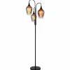 Lavus Lampadaire Luminaires Globo Lighting Noir, 3 lumières