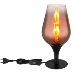 Lavus Lampe à poser Luminaires Globo Lighting Noir, 1 lumière