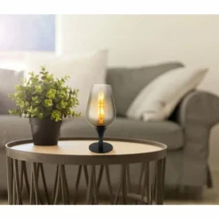 Lavus Lampe à poser Luminaires Globo Lighting Noir, 1 lumière