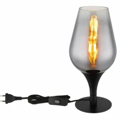 Lavus Lampe à poser Luminaires Globo Lighting Noir, 1 lumière