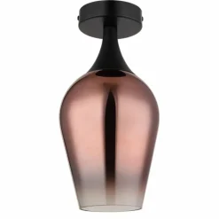 Lavus Plafonnier Luminaires Globo Lighting Noir, 1 lumière