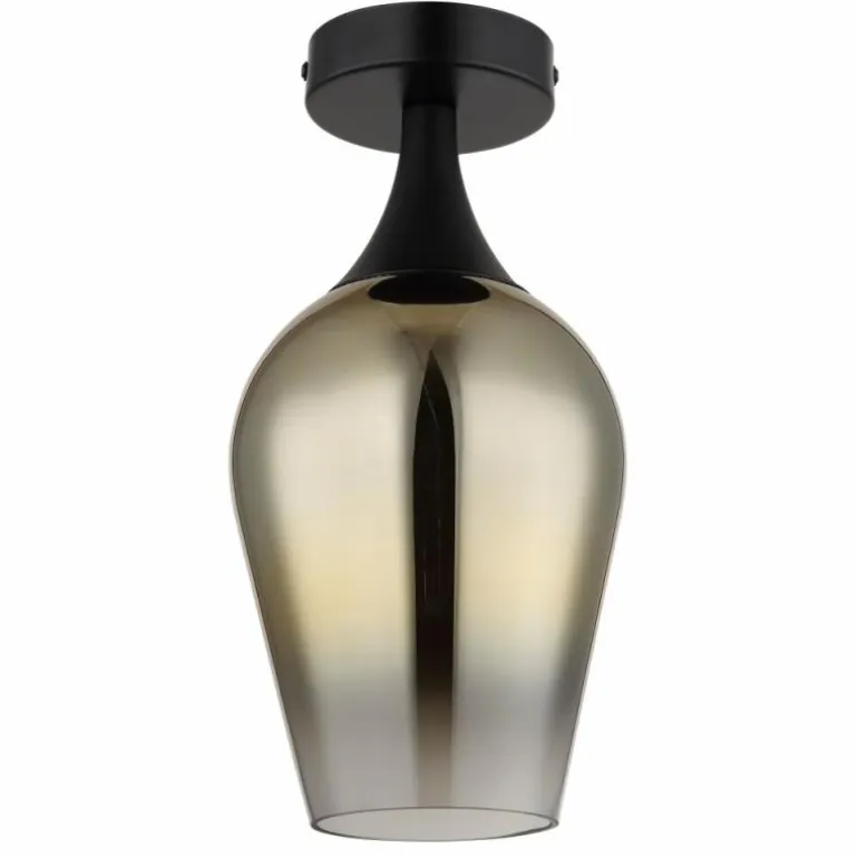 Lavus Plafonnier Luminaires Globo Lighting Noir, 1 lumière
