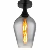Lavus Plafonnier Luminaires Globo Lighting Noir, 1 lumière
