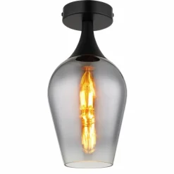 Lavus Plafonnier Luminaires Globo Lighting Noir, 1 lumière