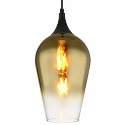 Lavus Suspension Luminaires Globo Lighting Noir, 1 lumière