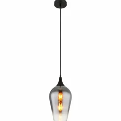 Lavus Suspension Luminaires Globo Lighting Noir, 1 lumière