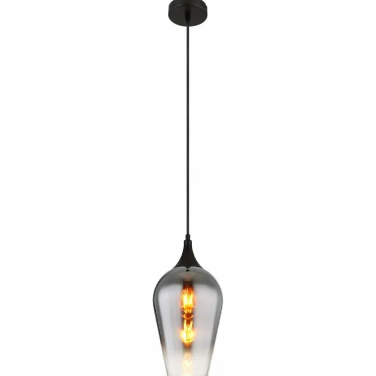 Lavus Suspension Luminaires Globo Lighting Noir, 1 lumière