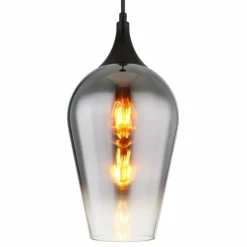 Lavus Suspension Luminaires Globo Lighting Noir, 1 lumière