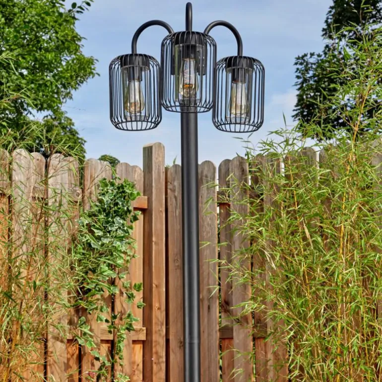 Lejonbacken Luminaire extérieur, Réverbère, Eclairage de chemin Noir, 3 lumières