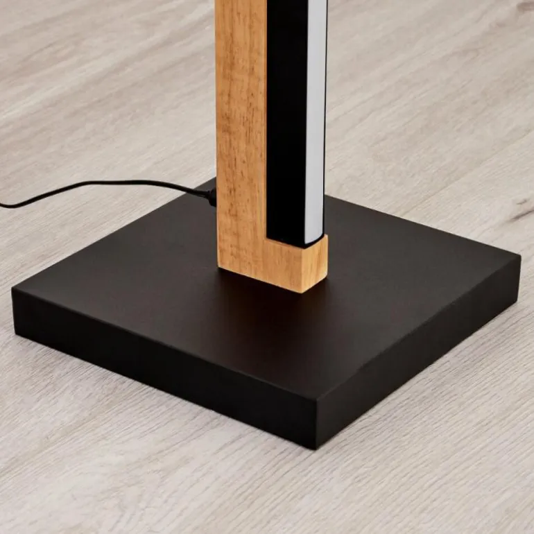 Lemene Lampadaire LED Écru, Noir, 1 lumière