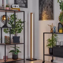 Lemene Lampadaire LED Écru, Noir, 1 lumière