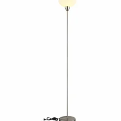 Lima Lampadaire Luminaires Globo Lighting Nickel mat, 1 lumière