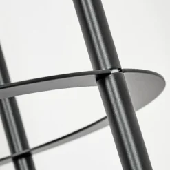 Limmingen Lampadaire Bois foncé, Noir, 3 lumières