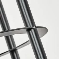 Limmingen Lampadaire Bois clair, Noir, 4 lumières