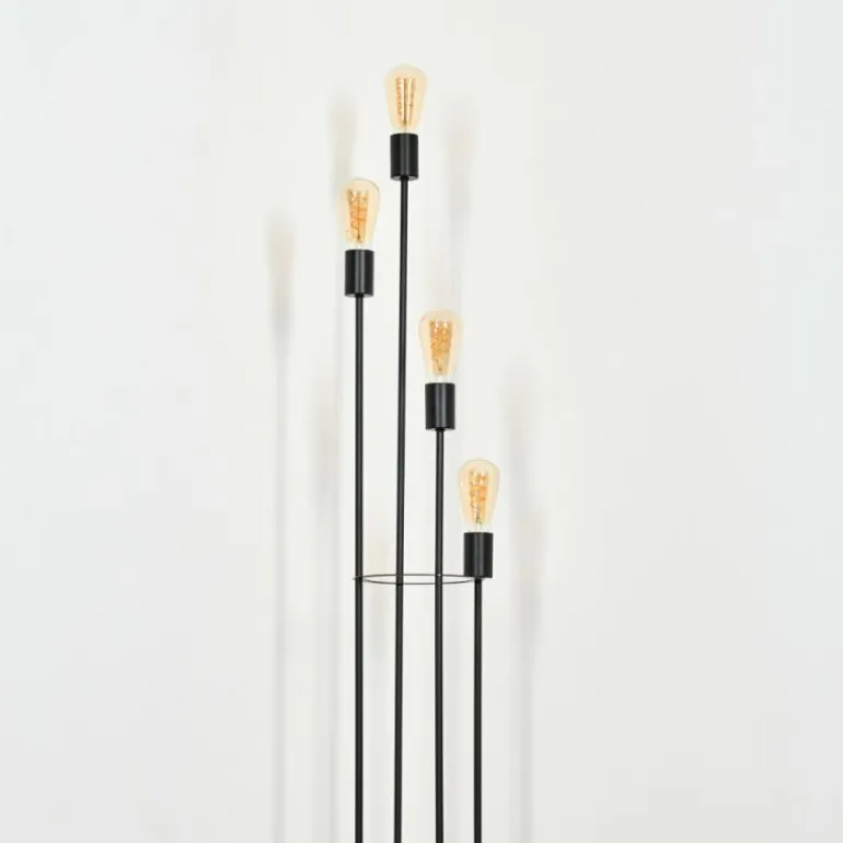 Limmingen Lampadaire Noir, 4 lumières