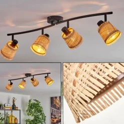 Lindberg Plafonnier Noir, 4 lumières