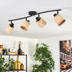 Lindberg Plafonnier Noir, 4 lumières