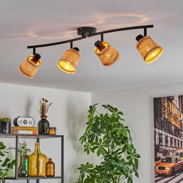 Lindberg Plafonnier Noir, 4 lumières