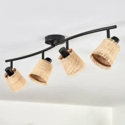 Lindberg Plafonnier Noir, 4 lumières
