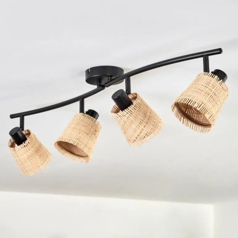 Lindberg Plafonnier Noir, 4 lumières
