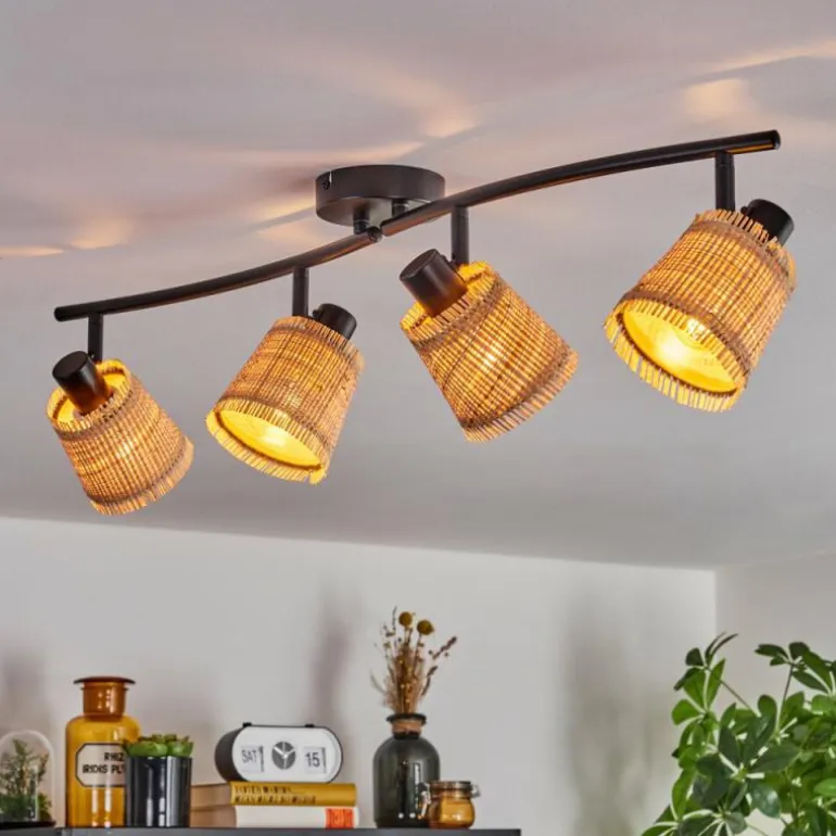 Lindberg Plafonnier Noir, 4 lumières