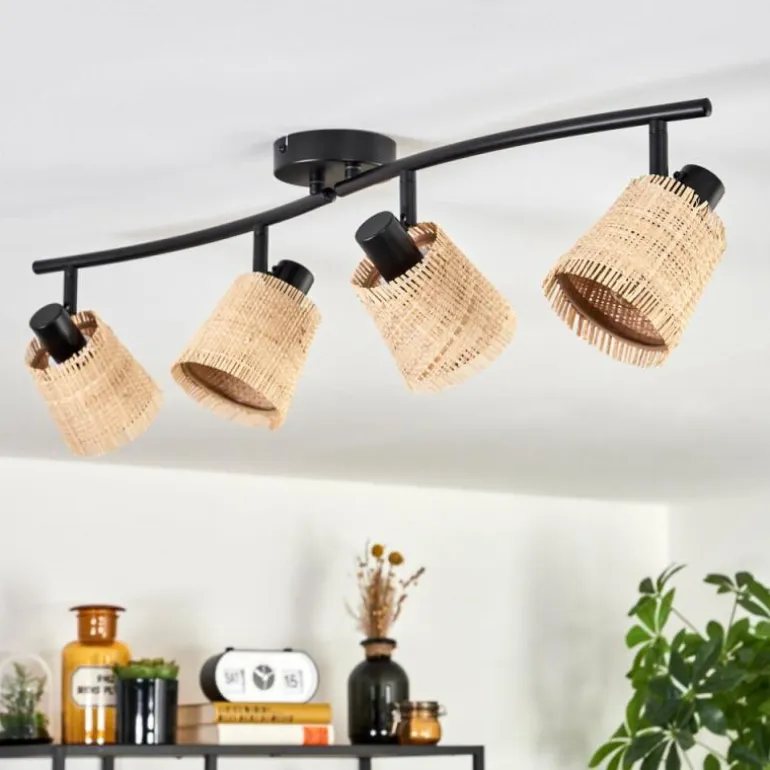 Lindberg Plafonnier Noir, 4 lumières