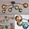 Linneryd Plafonnier, Boule lumineuse Noir, 6 lumières