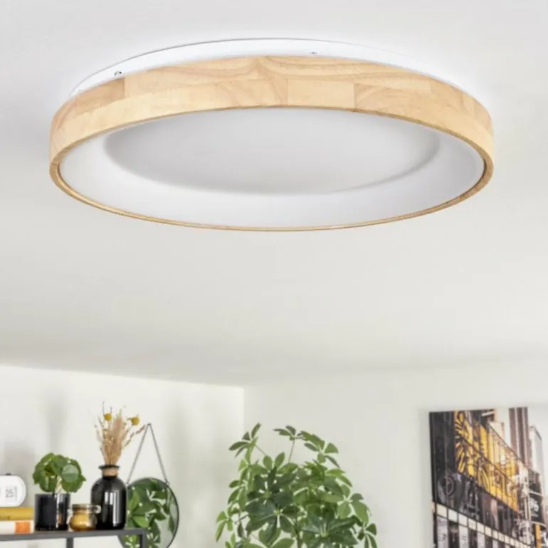 Lockeby Plafonnier LED Écru, Blanc, 1 lumière, Télécommandes