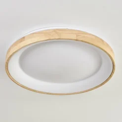 Lockeby Plafonnier LED Écru, Blanc, 1 lumière, Télécommandes