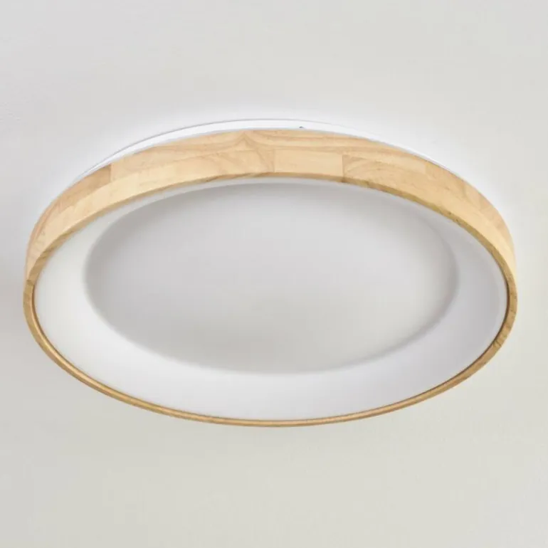 Lockeby Plafonnier LED Écru, Blanc, 1 lumière, Télécommandes