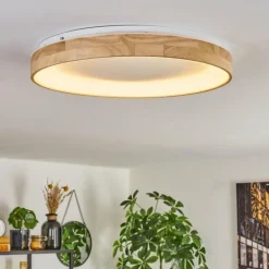 Lockeby Plafonnier LED Écru, Blanc, 1 lumière, Télécommandes