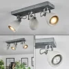 Lomma Plafonnier Acier brossé, 3 lumières