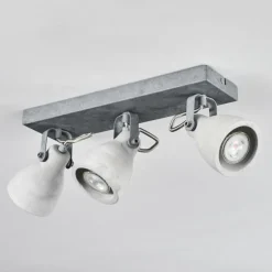 Lomma Plafonnier Acier brossé, 3 lumières