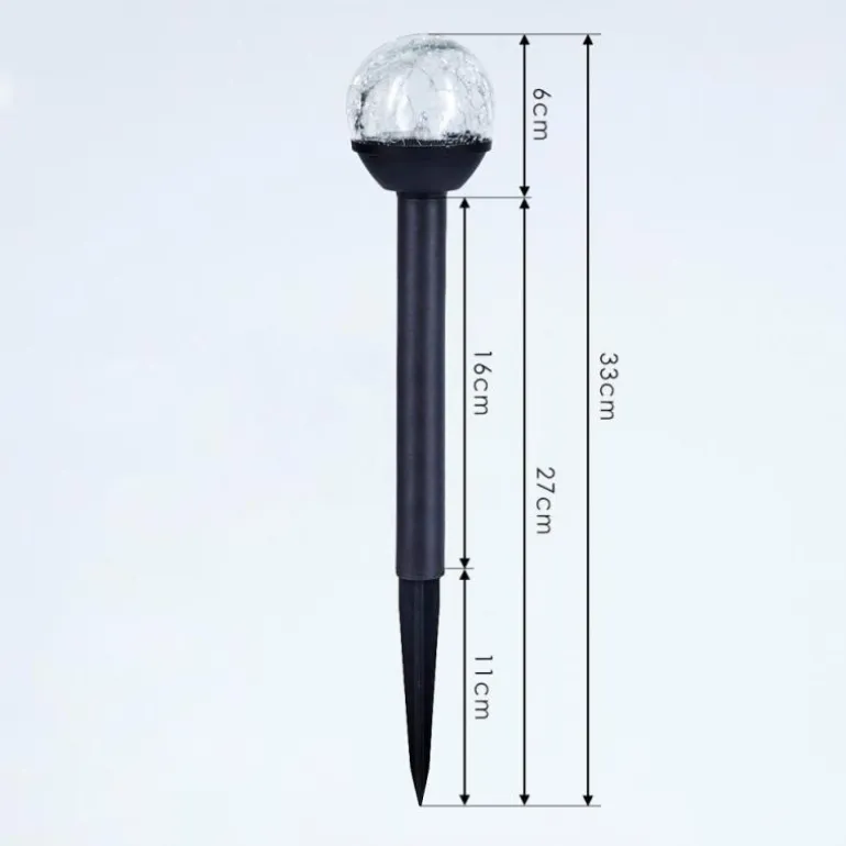 Lot de 3 lampes solaires Colognole LED Noir, 1 lumière