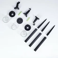 Lot de 3 lampes solaires Colognole LED Noir, 1 lumière