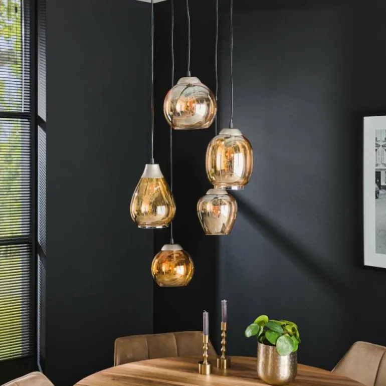 lustre Balanka Anthracite, 5 lumières