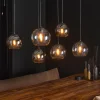lustre Bicolore Anthracite, 7 lumières