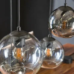 lustre Bicolore Anthracite, 7 lumières