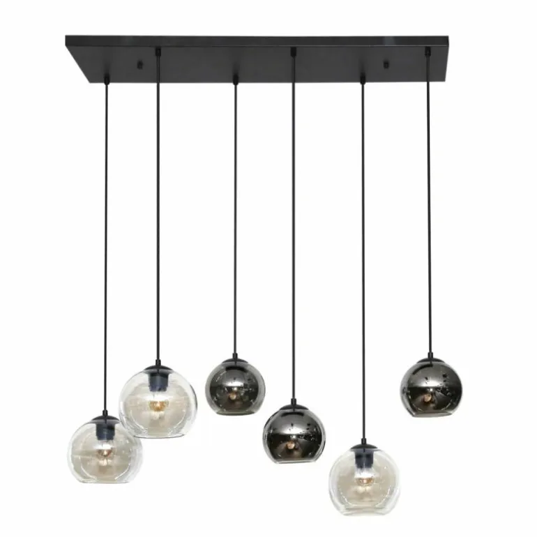 lustre Bicolore Anthracite, 7 lumières