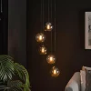 lustre Bicolore Anthracite, 5 lumières