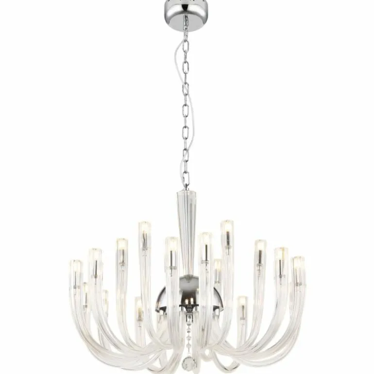 Lustre Globo AKKO Chrome, 18 lumières