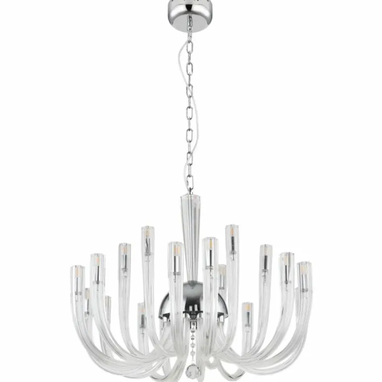 Lustre Globo AKKO Chrome, 18 lumières