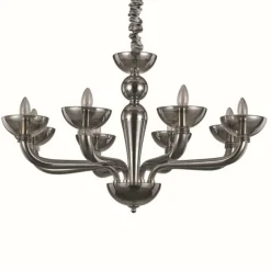 Lustre Ideal Lux CASANOVA Chrome, 8 lumières